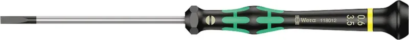 Elektrotechnik und Feinwerktechnik Schlitz-Schraubendreher Wera 2035 05118012001 Klingenbreite: 3.5 mm Klingenlänge: 80 mm by Wera – product image