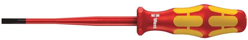 extra slim vde schroevendraaier - sleuf - 4 x 100mm de Wera, Kleurloos – image du produit