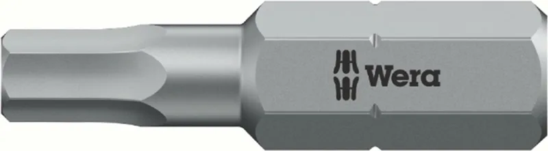 Hex-Plus Bit 1/4'' x 25mm - Extra Duurzaam voor Zeskant Schroeven von Wera – Produktbild