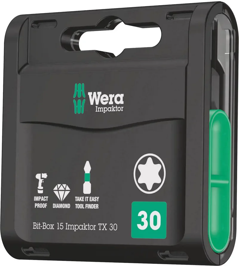 Impaktor 05057776001 Bit-Set 15teilig Innen-TORX Impaktor-Technologie by Wera – product image