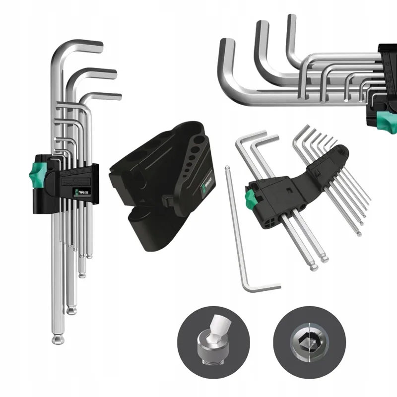 inbussleutelset Hex-Plus, 9-delig, Chroom by Wera – product image