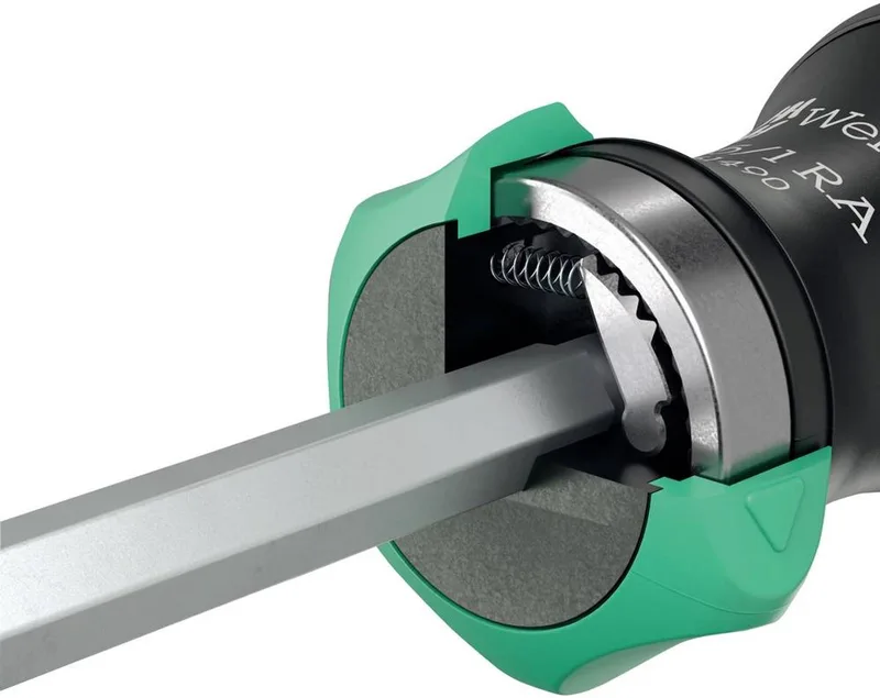 Kompakt 27 RA 1 Werkplaats Bitschroevendraaier met ratel by Wera, Kleurloos – product image