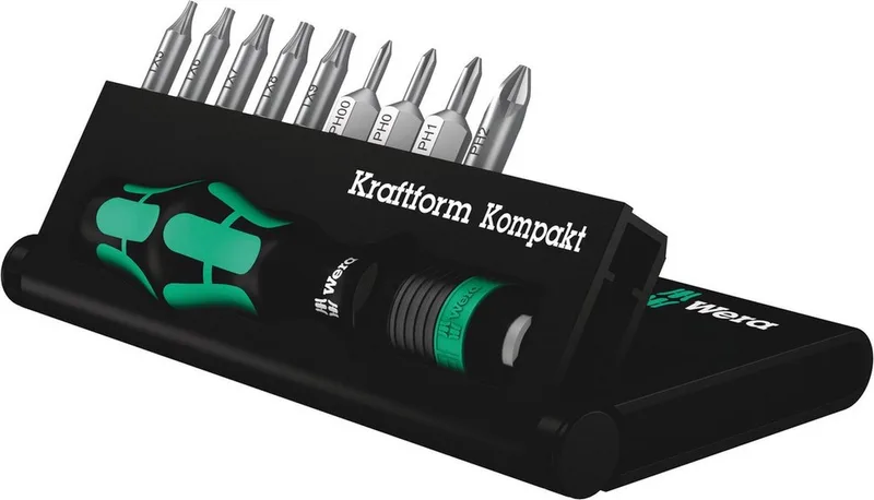 Kraftform Kompakt 11 Plus 05 135942 001 Bitset 10-delig Kruiskop Phillips, Binnen-Torx van Wera – productafbeelding