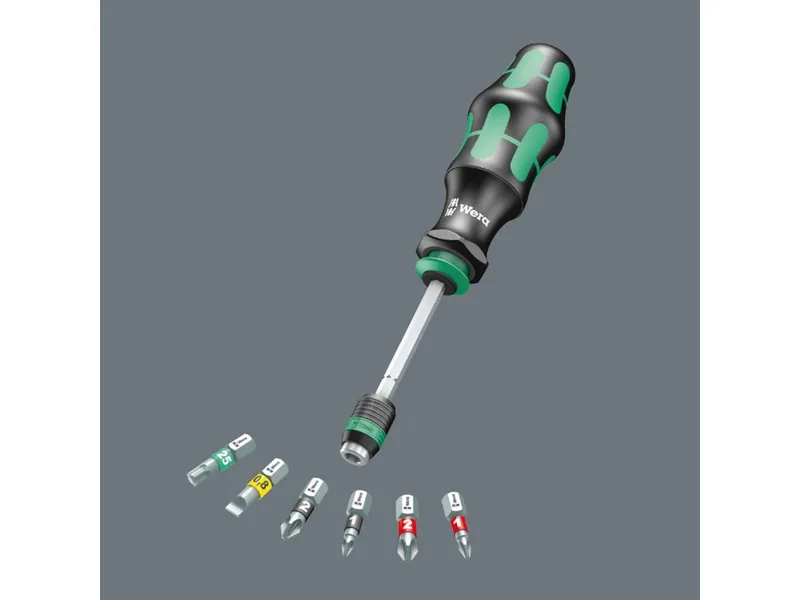 Kraftform Kompakt 20 Tool Finder 1 Werkplaats Magazijnschroevendraaier 1/4 (6.3 mm) DIN ISO 1173 van Wera, Kleurloos – productafbeelding 5 van 5