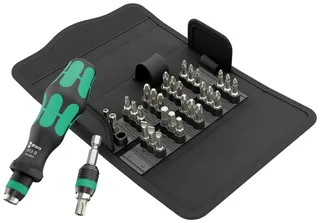 Kraftform Kompakt 70 Universal 05057113001 Bit-Set 32teilig Kreuzschlitz Phillips, Kreuzschlitz Pozidriv, TORX BO, Innen-Sechskant, Schlitz fra Wera – produktbillede 1 af 2