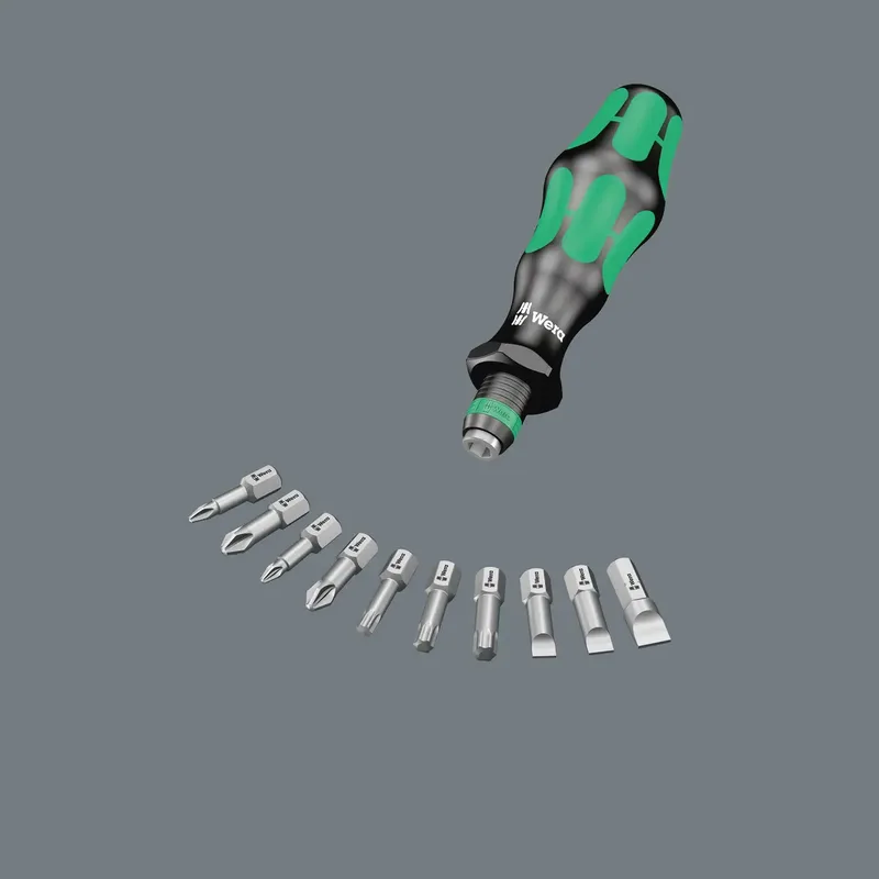 Kraftform Kompakt 70 Universal 05057113001 Bit-Set 32teilig Kreuzschlitz Phillips, Kreuzschlitz Pozidriv, TORX BO, Innen-Sechskant, Schlitz fra Wera – produktbillede 2 af 2