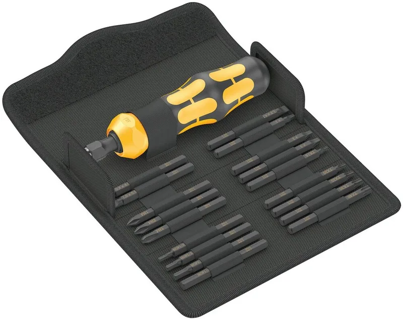 Kraftform Kompakt 900 Imperial Set 1 Bitschroevendraaier 1/4 by Wera, Kleurloos – product image
