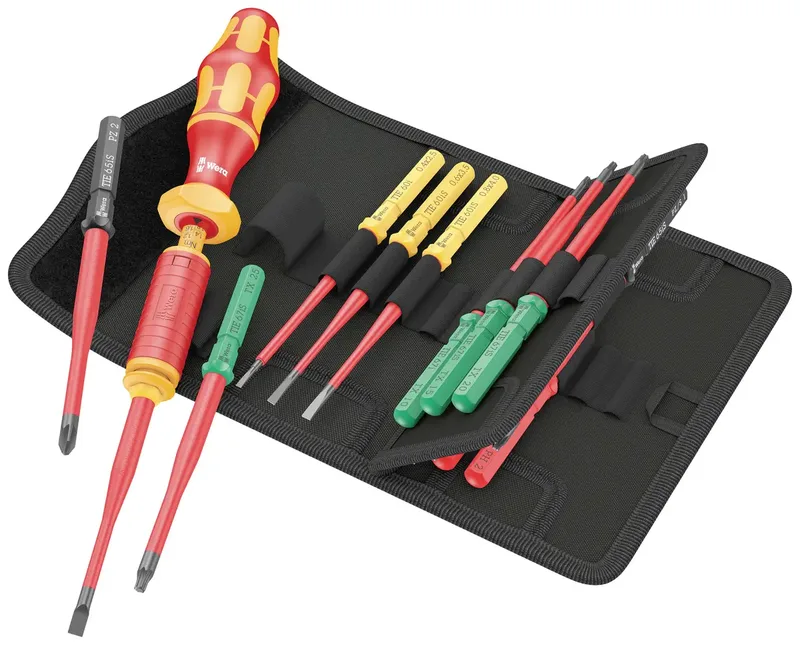 Kraftform Kompakt VDE 15 Torque extra slim 1 Elektriker Wechselklingen-Set von Wera – Produktbild 1 von 2