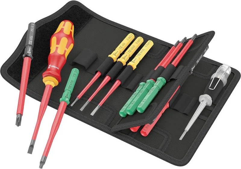 Kraftform Kompakt VDE 16 extra slim 1 Wisselklingset Elektronica van Wera, Kleurloos – productafbeelding