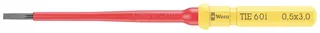 Kraftform Kompakt VDE 60 i 0,5 x 3,0 x 157 mm TIE Elektriker Schlitz Wechselklinge 3.0 mm fra Wera – produktbillede 1 af 2