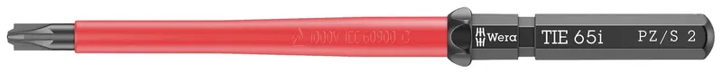 Kraftform Kompakt VDE 65 i PZ/S # 2 x 157 mm TIE Elektriker Plus/Minus Wechselklinge 2 mm de Wera – image du produit 1 sur 2