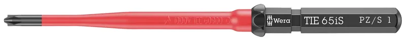 Kraftform Kompakt VDE 65 iS PZ/S # 1 x 157 mm TIE pour électricien plus/moins Lame interchangeable 1 mm de Wera – image du produit 1 sur 2
