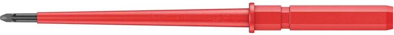 Kraftform Kompakt VDE 65i VDE Kruiskop Pozidriv Verwisselbare kling PZ 0 154 mm de Wera, Kleurloos – image du produit