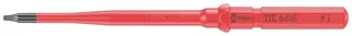 Kraftform Kompakt VDE 68 iS # 1 x 157 mm TIE Elektriker Innen-Vierkant (Robertson) Wechselklinge 1 mm von Wera – Produktbild 1 von 2