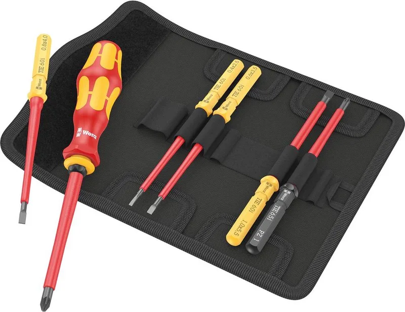 Kraftform Kompakt VDE 7 Universal 2 Wisselklingset Elektronica by Wera, Kleurloos – product image