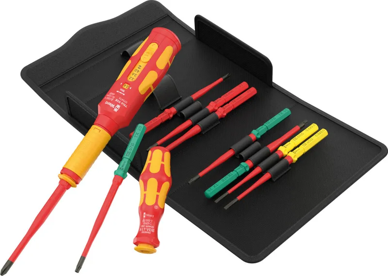 Kraftform Kompakt VDE Safe-Torque Speed Schaltschrank-Set Basic 2 Schraubendreher Set 11-tlg. von Wera – Produktbild
