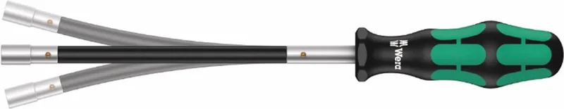 kraftform plus dopschroevendraaier met flexibele schacht - zeskant - 6 x 167mm van Wera – productafbeelding