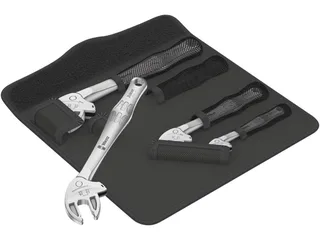 Maulschlüssel Wera 6004 Joker 4 Set 1 Selbstjustierender (Set), Selbstjustierender Maulschlüssel-Satz de Wera, Noir, Argent – image du produit 1 sur 5