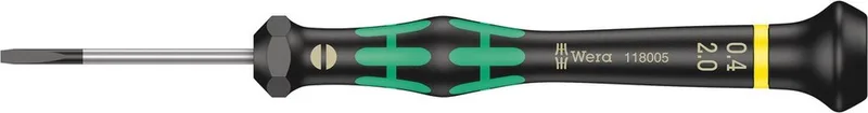 Micro schroevendraaier SL 0,4x20x40 mm - 05118005001 de Wera, Kleurloos – image du produit