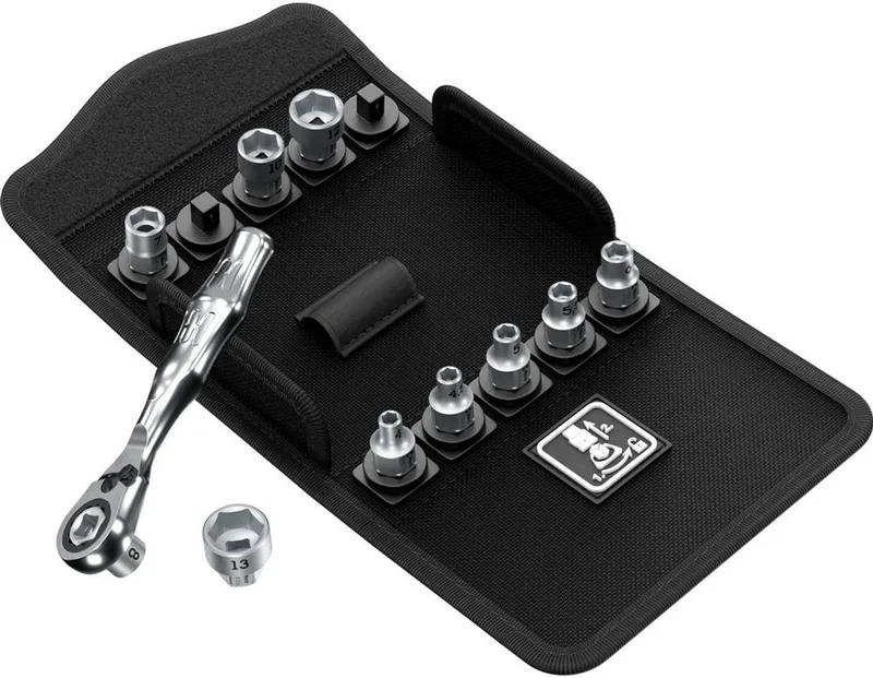 Mini 2 05135021001 Ratel 1/4, Zeskant 107 mm by Wera, Kleurloos – product image