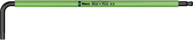 multicolour inbussleutel - 2,5x112mm van Wera, Zwart – productafbeelding