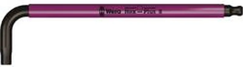 multicolour stiftsleutel met vasthoudfunctie - inbus - 8 x 195mm von Wera, Kleurloos – Produktbild