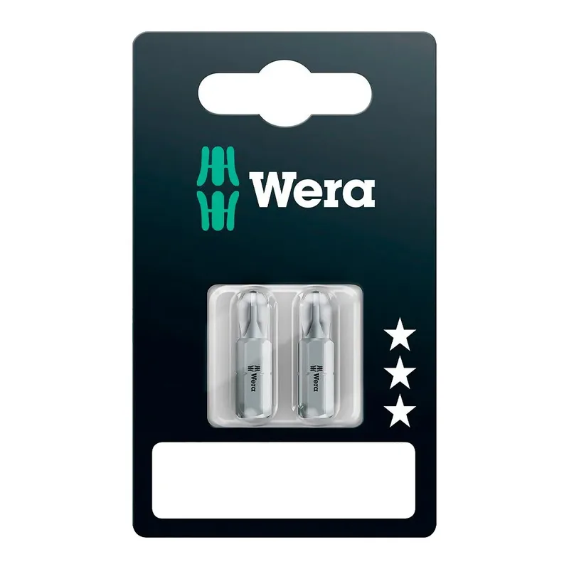 Phillips Ph3 X 25 Mm Kruiskopschroevendraaierbit 2 Stukken van Wera – productafbeelding