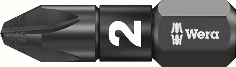 PZ2 x 25mm Impaktor DC Pozidriv Bit (10 stuks) - 855/1 - 05057621001 de Wera – image du produit