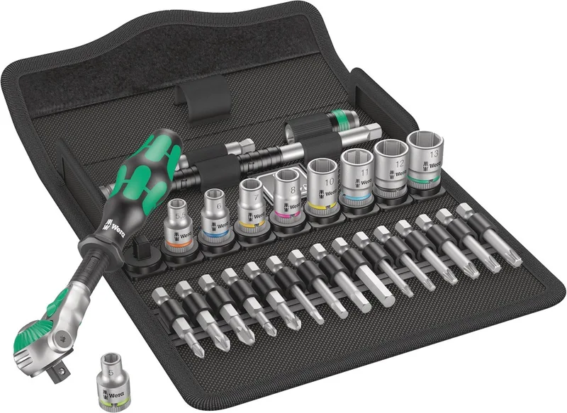 Ratel Set Zyklop Speed1/4'' van Wera, Kleurloos – productafbeelding