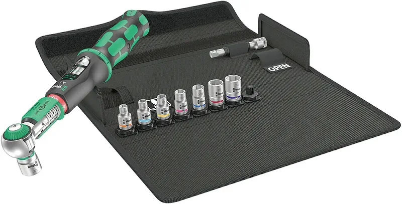 Safe-Torque A 1 Imperial 1 05075831001 Drehmomentschlüssel-Set mit Umschaltknarre 12 - 2 Nm von Wera – Produktbild