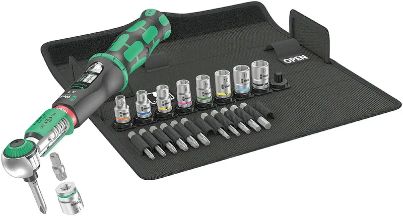 Safe-Torque A 2 05075832001 Drehmomentschlüssel-Set mit Umschaltknarre 2 - 12 Nm von Wera – Produktbild 1 von 2
