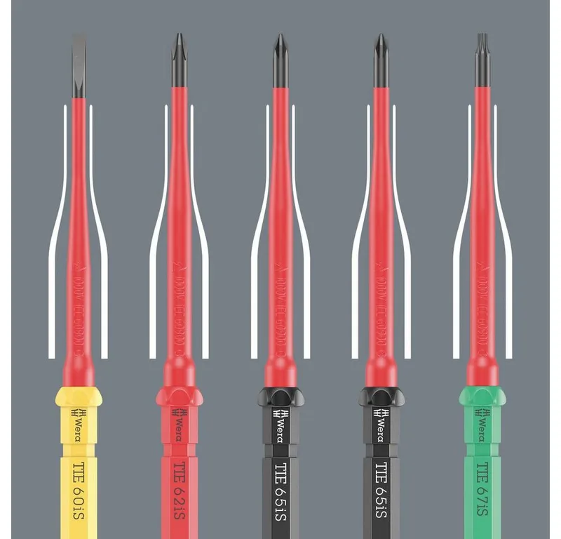 Jeu De Tournevis Kraftform Kompakt Vde 17 Universal de Wera – image du produit 5 sur 5