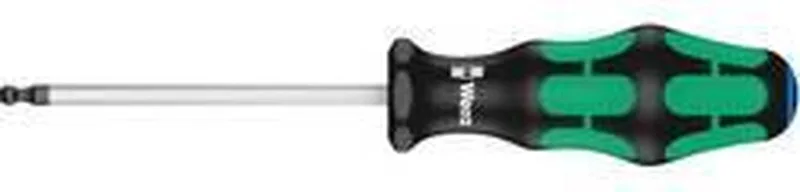 schroevendraaier met kogelkop - inbus - 3/16 x 100mm von Wera, Kleurloos – Produktbild