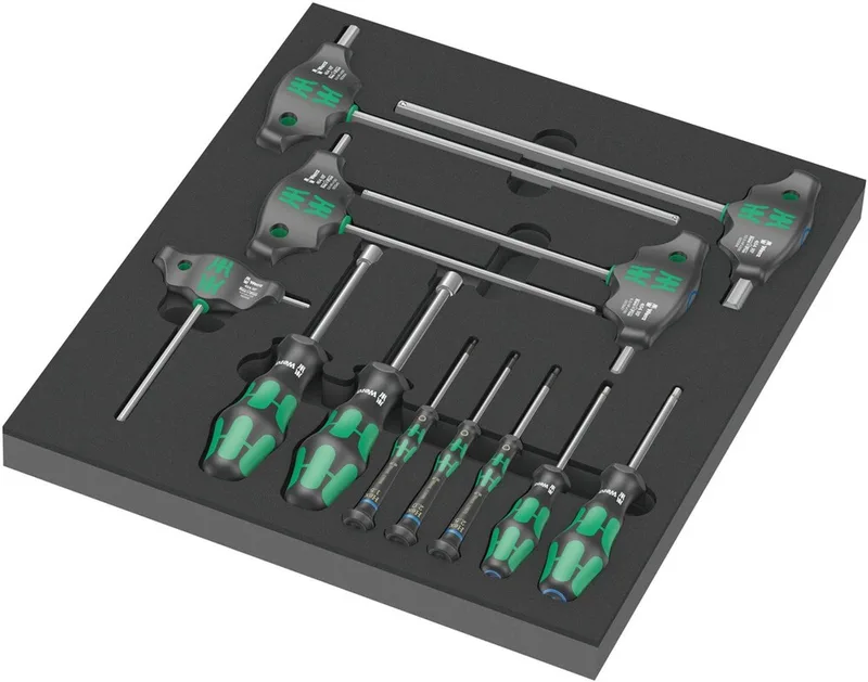 Schroevendraaier Set 12-delig in Schuimstof Inlay by Wera, Silver – product image