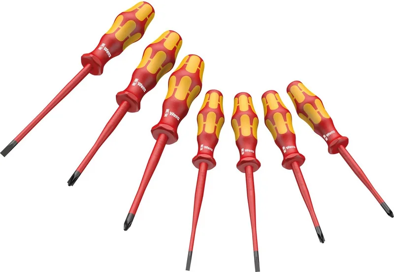 Jeu De Tournevis 160 Iss/7 Kraftform Plus 7 Pièces de Wera, Kleurloos – image du produit 1 sur 6