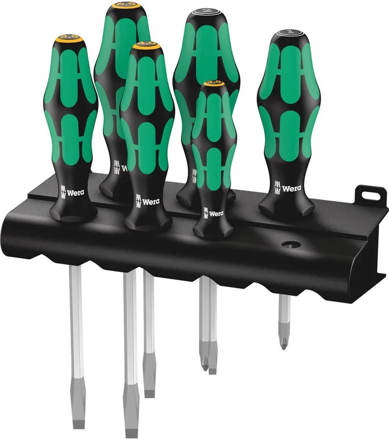 Schroevendraaierset 334/355SK/6 Wera von Wera, Kleurloos – Produktbild