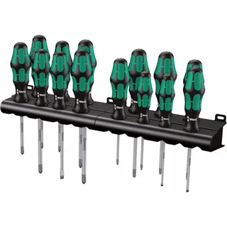 Schroevendraaierset Big Pack 300 de Wera, Noir, Vert – image du produit 1 sur 6