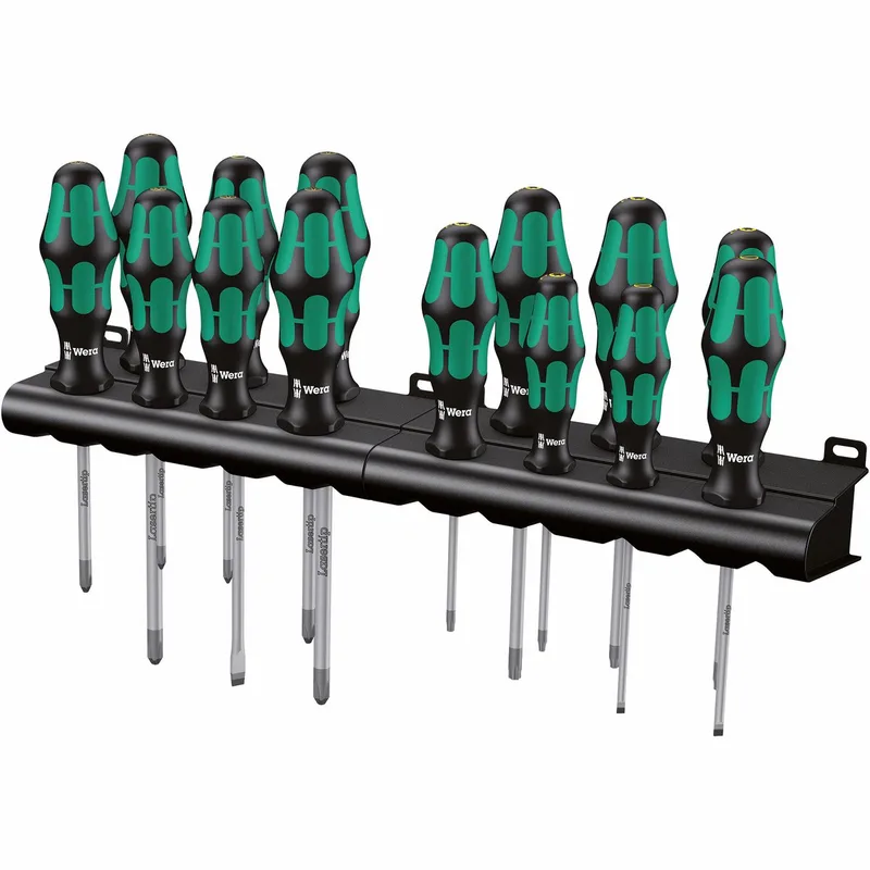Schroevendraaierset Big Pack 300 de Wera, Noir, Vert – image du produit 1 sur 6
