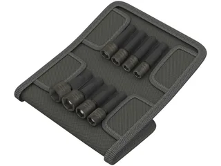 Steckschlüssel Wera Steckschlüsselsortiment 8tlg. (Set, 8 St), 1/4" Sechskant-Antrieb von Wera, Schwarz – Produktbild 1 von 3