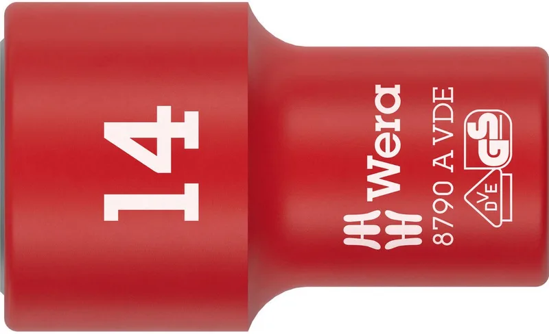 Steckschlüsseleinsatz 8790 A VDE 1/4 Zoll SW 14mm L.41mm WERA fra Wera – produktbillede