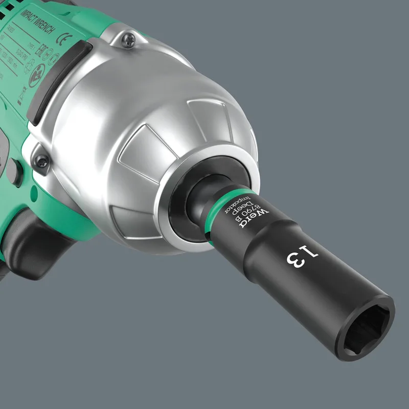 Steckschlüsseleinsatz 8790 B Impaktor Deep 3/8 Zoll 13mm L.63mm W... de Wera – image du produit