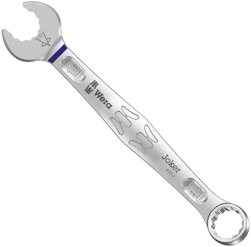 Steek- en ringsleutel - Joker | 16 x 182 mm by Wera, Kleurloos – product image