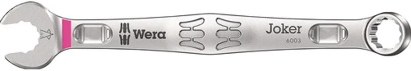 Steek- en ringsleutel - Joker | 9 x 120 mm by Wera, Kleurloos – product image