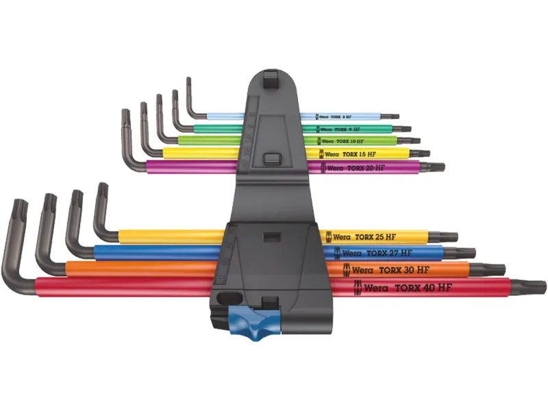 Stiftsleutelset multicolour TX 967/9 van Wera, Kleurloos – productafbeelding 2 van 3