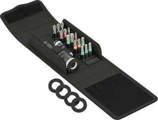 T 1 05134021001 Bit-Set 17teilig Innen-Sechskant, Kreuzschlitz Pozidriv, Kreuzschlitz Phillips, TORX inkl. Bithalter de Wera – image du produit 1 sur 2