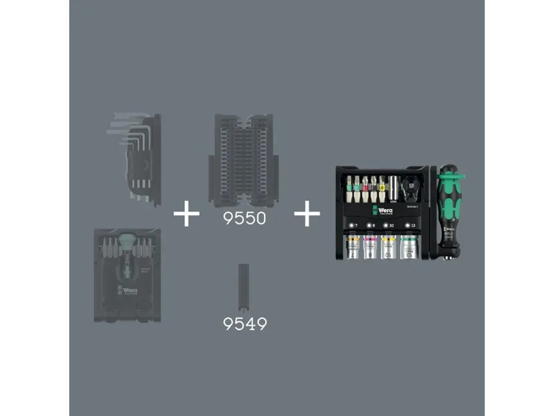 Tool-Check Modular 1 05049000001 Gereedschapsset 21-delig van Wera – productafbeelding 5 van 5