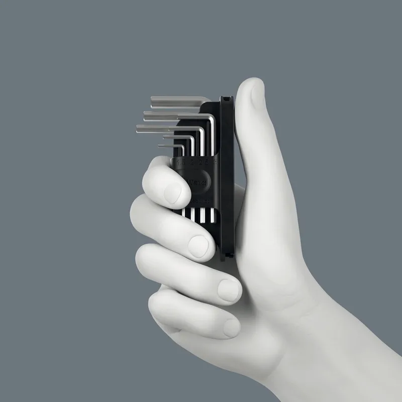 Tool-Check Modular Winkelschlüssel 1 Inbus Haakse schroevendraaierset 1.5 mm, 2 mm, 2.5 mm, 3 mm, 4 mm, 5 mm, 6 mm by Wera, Kleurloos – product image