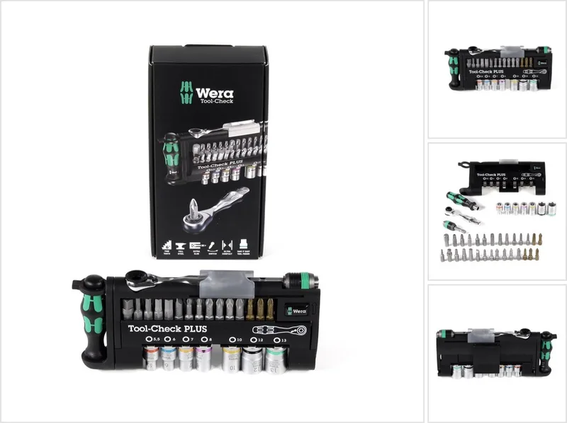 Tool-Check PLUS Bit-& Doppenset met Ratel 39-delig - 05056490001 by Wera – product image
