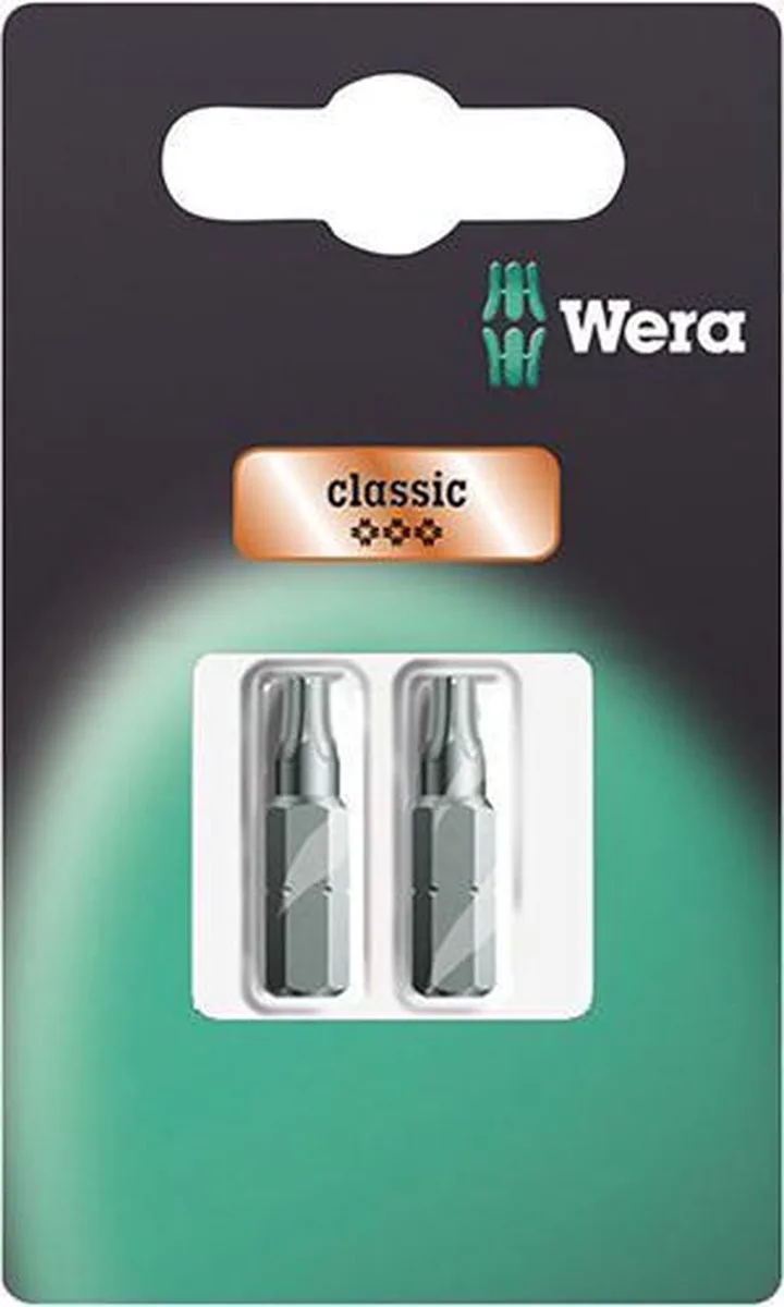 Torx Bits TX 15 x 25mm (2 stuks) 05073340001 by Wera – product image