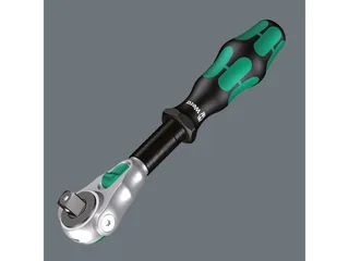Umschaltknarre Wera 8100 SA/SC 2 Zyklop Speed-Knarrensatz 43 tlg (Set), metrisch, 1/4 und 1/2 Zoll, im stabilen Metallkoffer fra Wera, Grøn, Sort – produktbillede 3 af 5